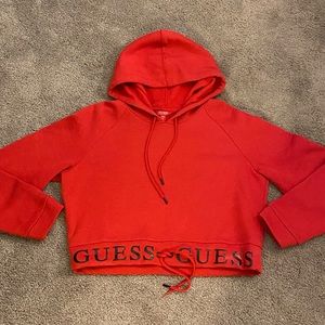 GUESS Cropped Hoodie